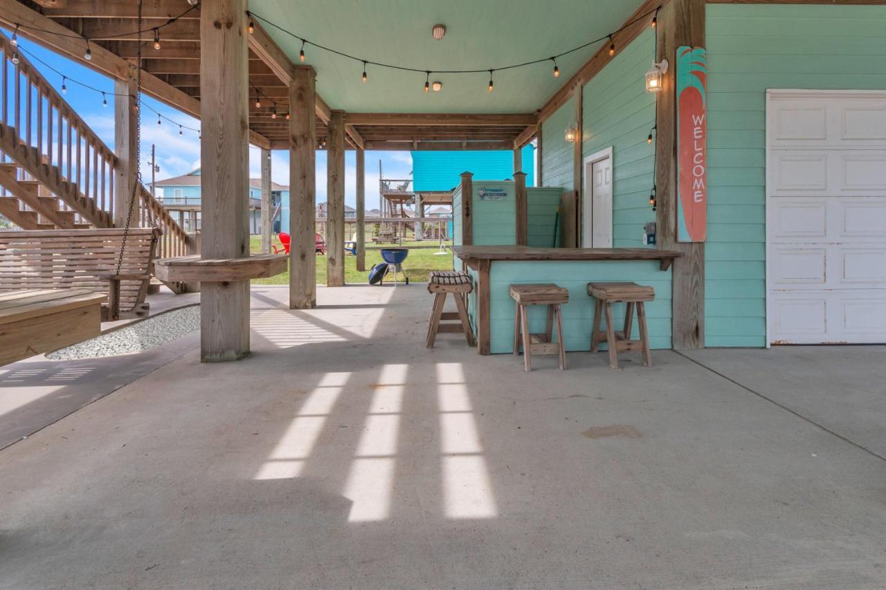 Steps To Beach Golf Cart About Time Beach Retreat Bolivar Peninsula Exteriör bild